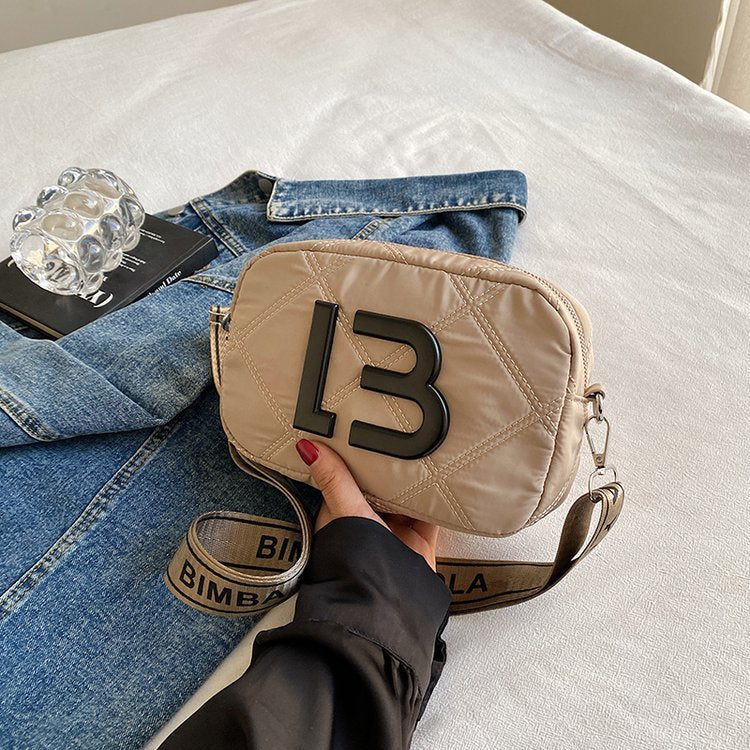 solid color small square bags women fashion underarm bag rhombic sewing shoulder messenger bags