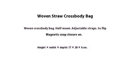 shoulder bag casual crossbody bag woven bag underarm dumpling bag