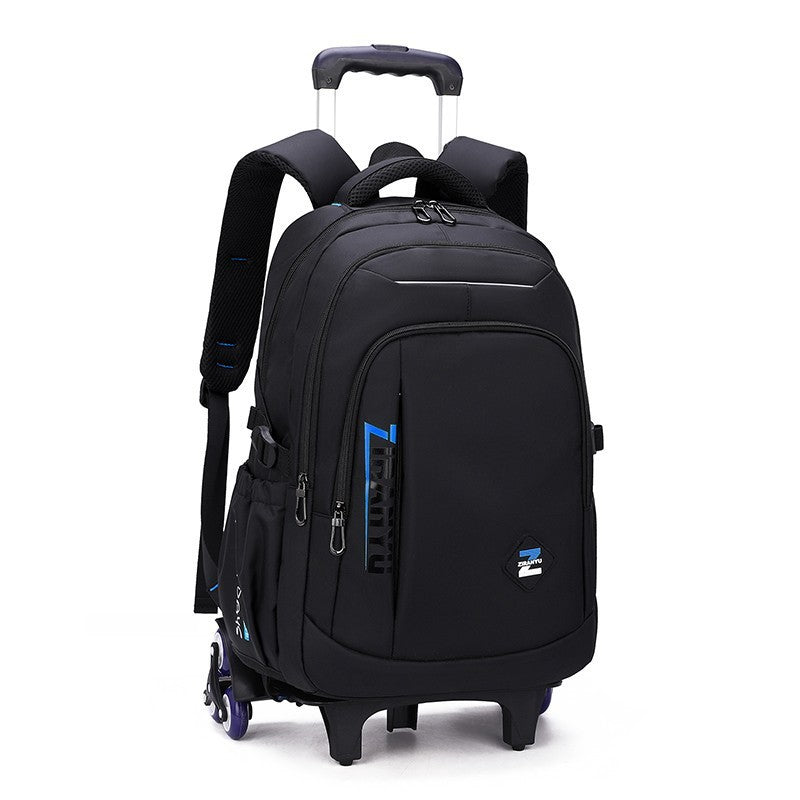 fashion six wheel large capacity student trolley bag