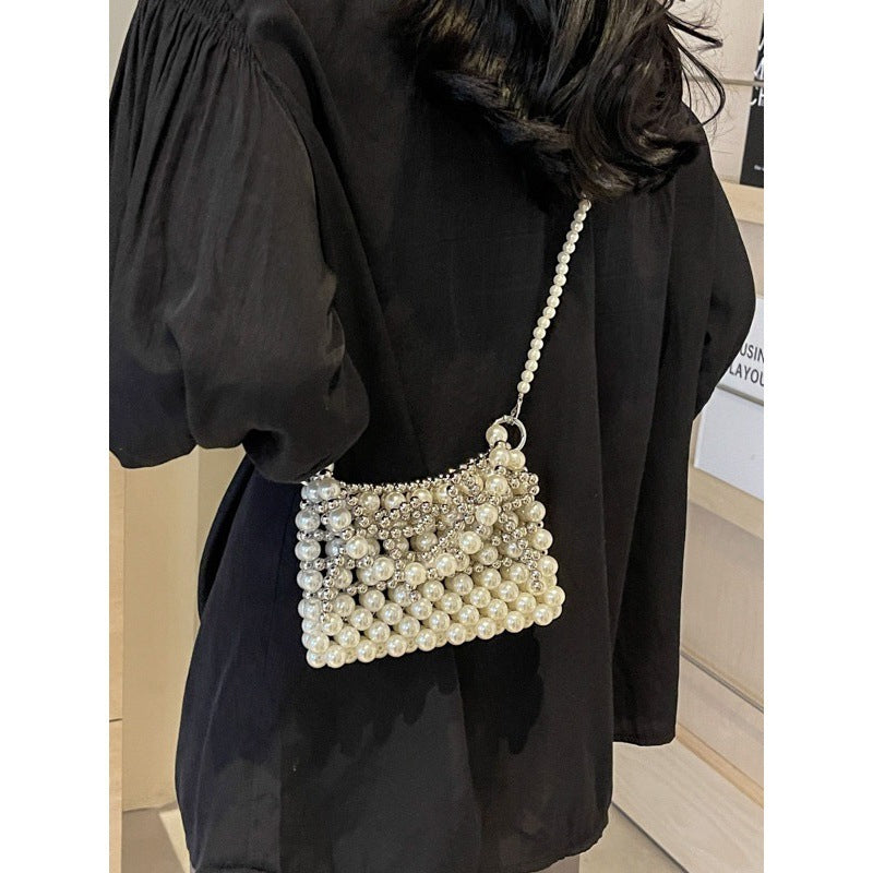 dinner luxury pearl womens bag