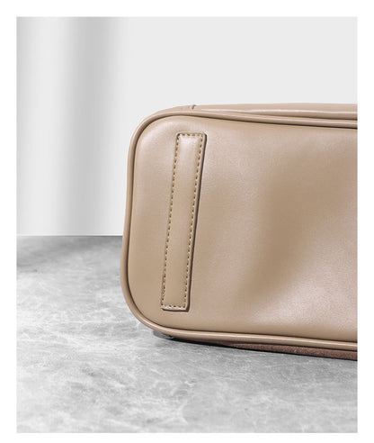 womens cowhide portable shoulder messenger bag