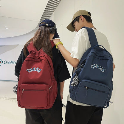 men and women fashion casual large capacity school bags