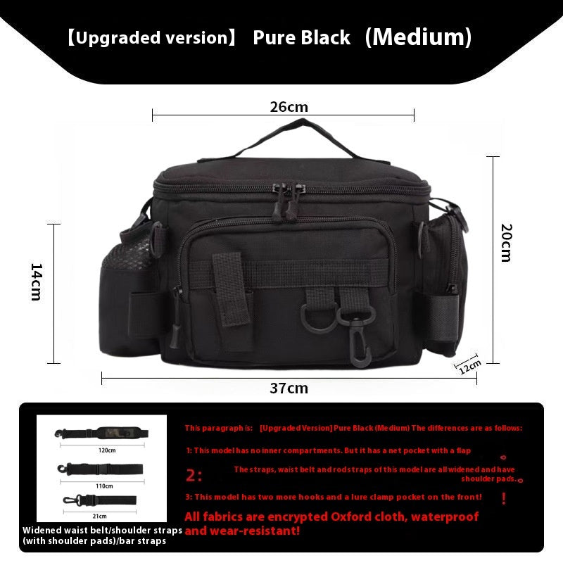 fishing gear luya crossbody multi functional storage bag
