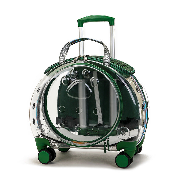 small-pet-trolley-bag-portable-dog-diaper-bag-transparent-shoulders-cat-bag-space-capsule