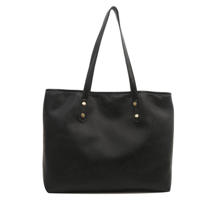 female versatile commuting shoulder tote bag