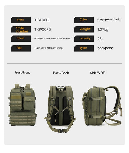 tactical backpack mens waterproof outdoor