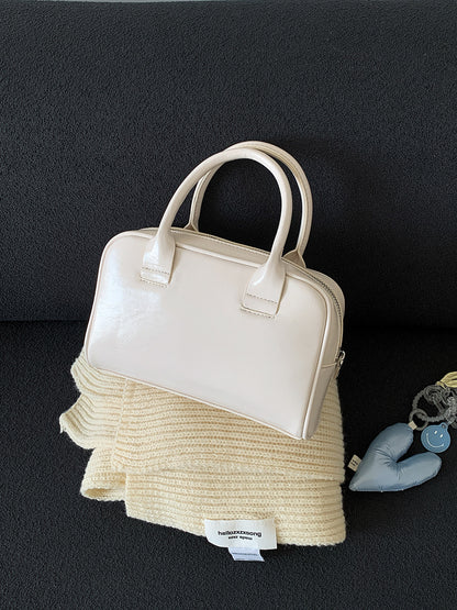 Womens High-End Niche PU Leather Handbag