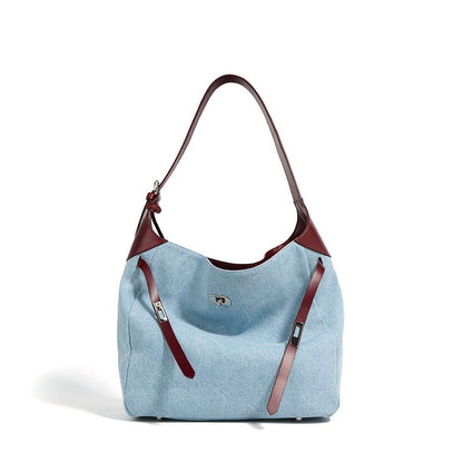 top-layer-cowhide-with-denim-fashion-all-match-large-capacity-shoulder-tote-bag