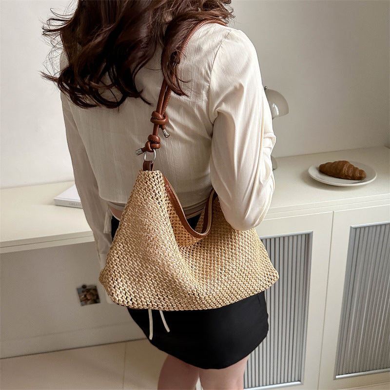 new fashion retro straw bag versatile large capacity