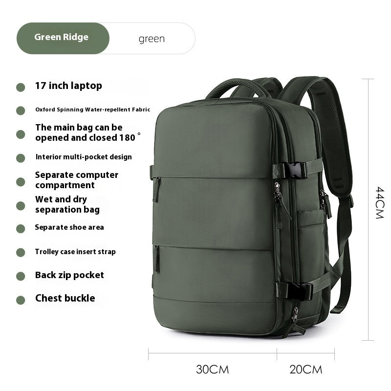 mens and womens same large capacity travel computer backpack