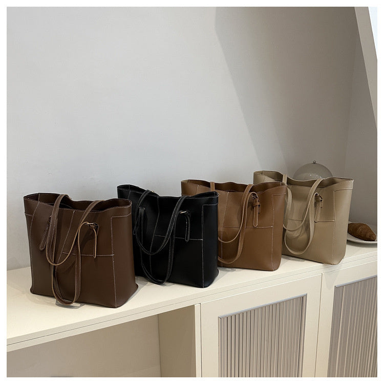 simple commute large capacity womens hand carrying underarm bag