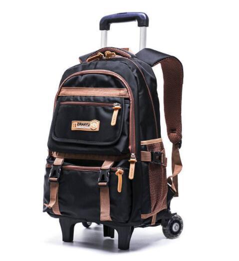 fashion and simple childrens trolley school bag