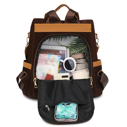 fashion all matching large capacity backpack go out travel