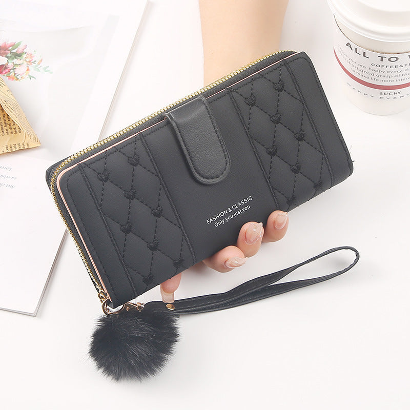 womens long niche design wallet