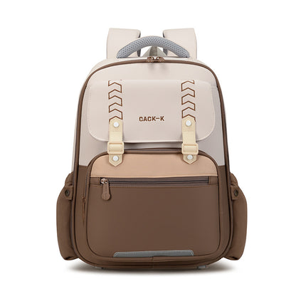 large capacity burden reduction cartoon breathable lightweight childrens backpack