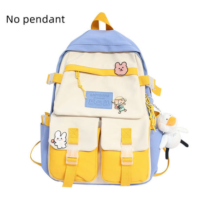 new cute female student backpack large capacity travel bag