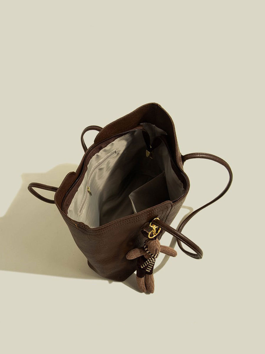 womens retro large capacity shoulder bag