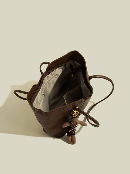 womens retro large capacity shoulder bag