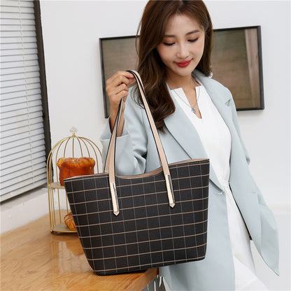 new korean fashion four piece set texture shoulder women hand carrying crossbody bag