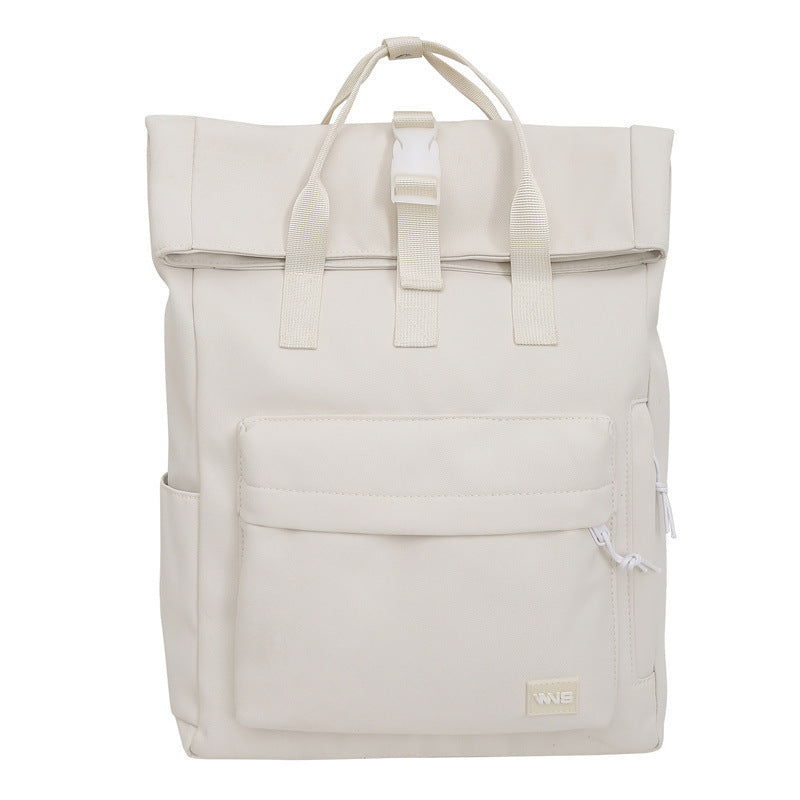 Large-capacity Solid Color Backpack