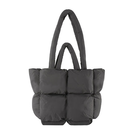 Large Capacity Soft High-grade Cotton-filled Western Style All-matching Underarm Shoulder Bag