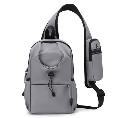 mens oxford cloth splash proof shoulder crossbody chest bag