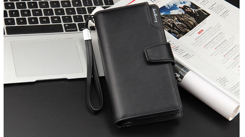 explosion models mens wallet long clutch bag multi function handbag mobile phone bag mens coin purse