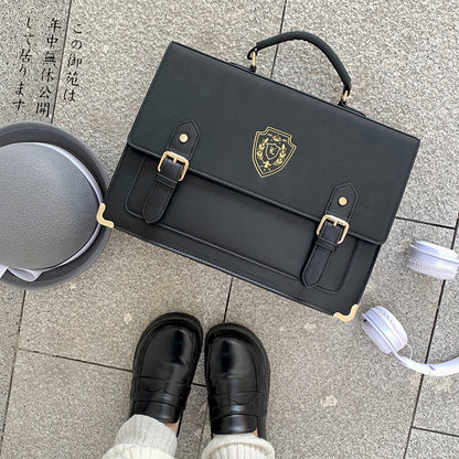 uniform college style one shoulder crossbody portable uniform bag