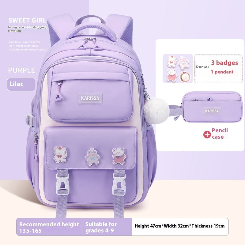 childrens oxford cloth splash proof backpack