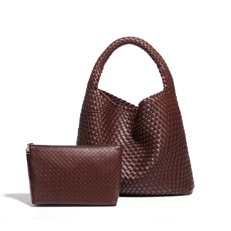 large capacity combination bags trend underarm shoulder handmade soft texture