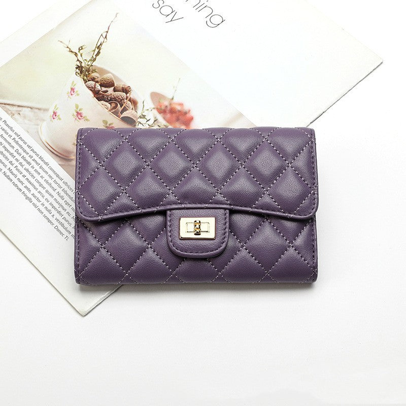 full sheepskin womens wallet fashion