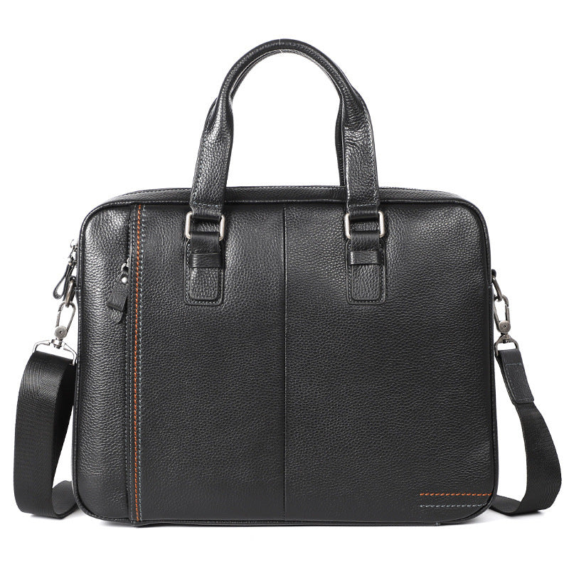 leather leather handbag for men