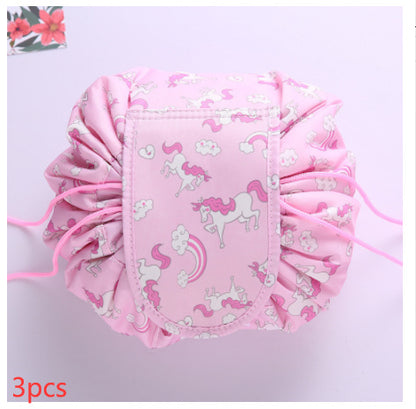 lazy drawstring cosmetic bag buggy bag