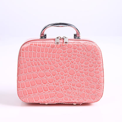 stone pattern portable cosmetic bag