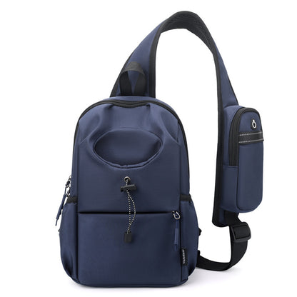 mens oxford cloth splash proof shoulder crossbody chest bag
