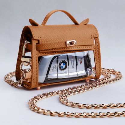 internet celebrity transparent handbag cross body bag storage bag