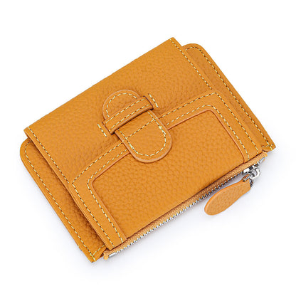 fashion ultra thin multifunctional leather multiple card slots wallet