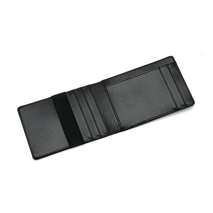 carbon brazing victoria pu beauty money clip card case wallet