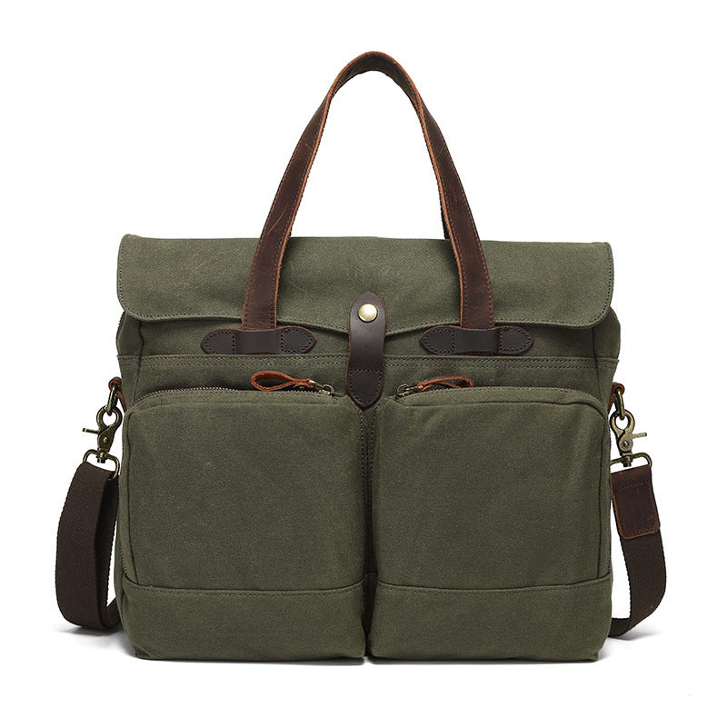 portable briefcase mens one shoulder crossbody outdoor travel