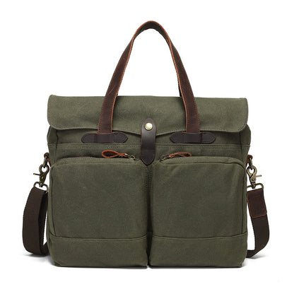 portable briefcase mens one shoulder crossbody outdoor travel