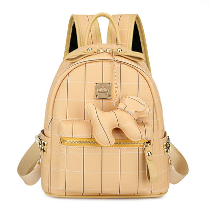 fashion ladies preppy student campus book backpack