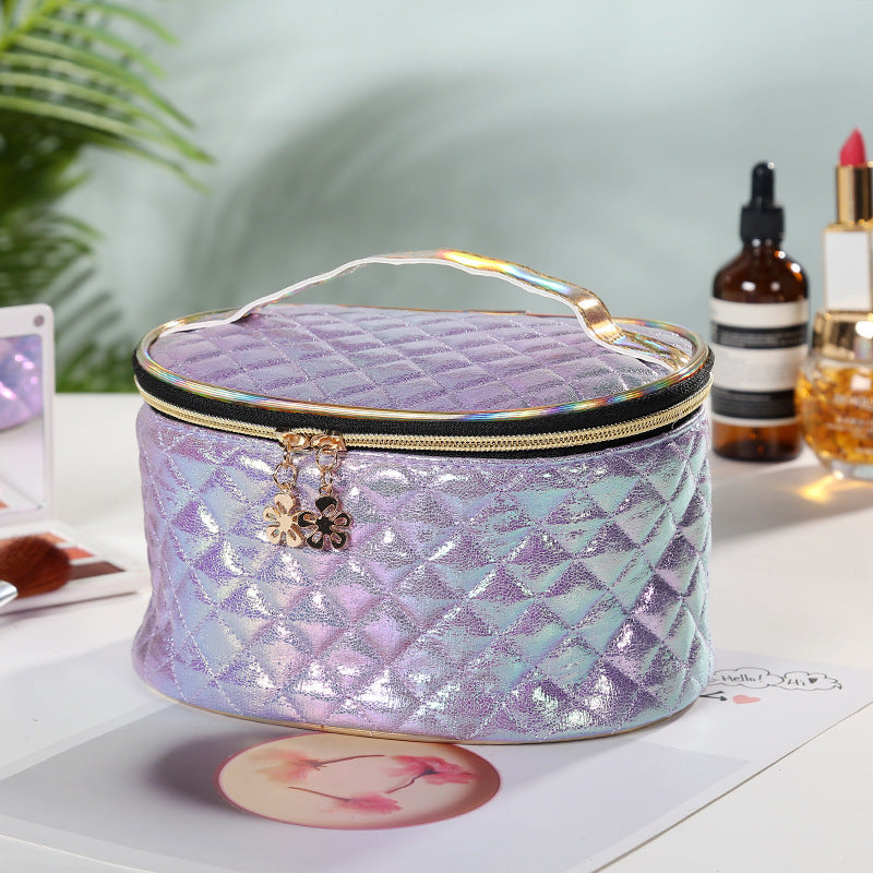 large capacity pu cosmetic bag travel fashion waterproof portable storage bag