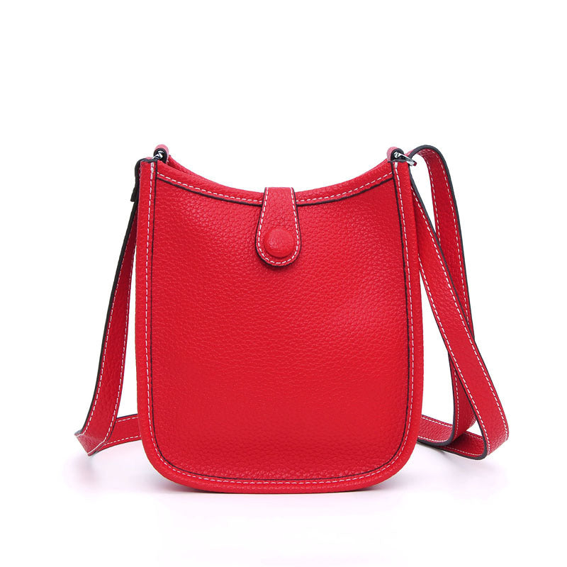 women litchi stria leather crossbody shoulder togo classic purse handbag bags h
