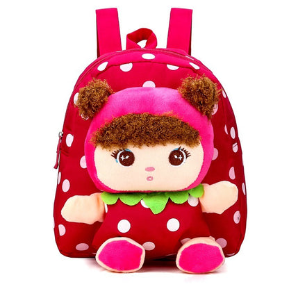 boys and girls cartoon cute canvas doll backpack