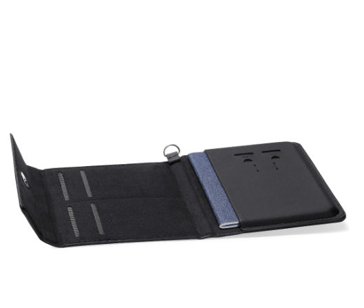 leather short mens passport holder portable stylish and versatile large capacity passport jacket