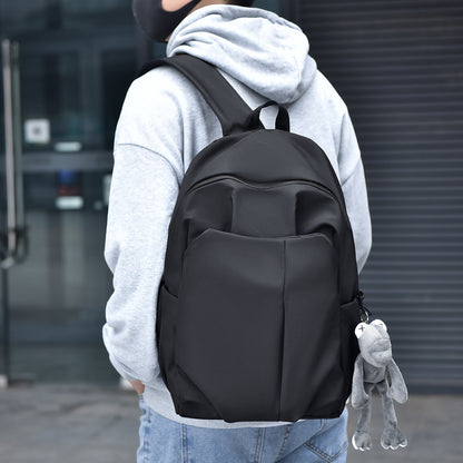 casual simple large capacity mens japanese fashion trendy backpack