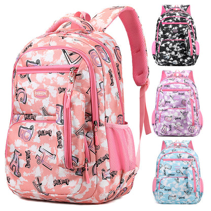 womens double shoulder casual fashion backpack