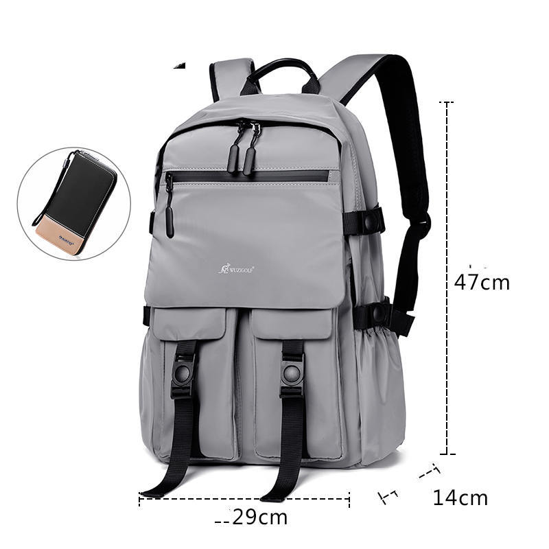 backpack mens casual waterproof travel computer bag large capacity student schoolbag women