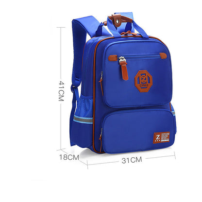 student fashion casual solid color schoolbag