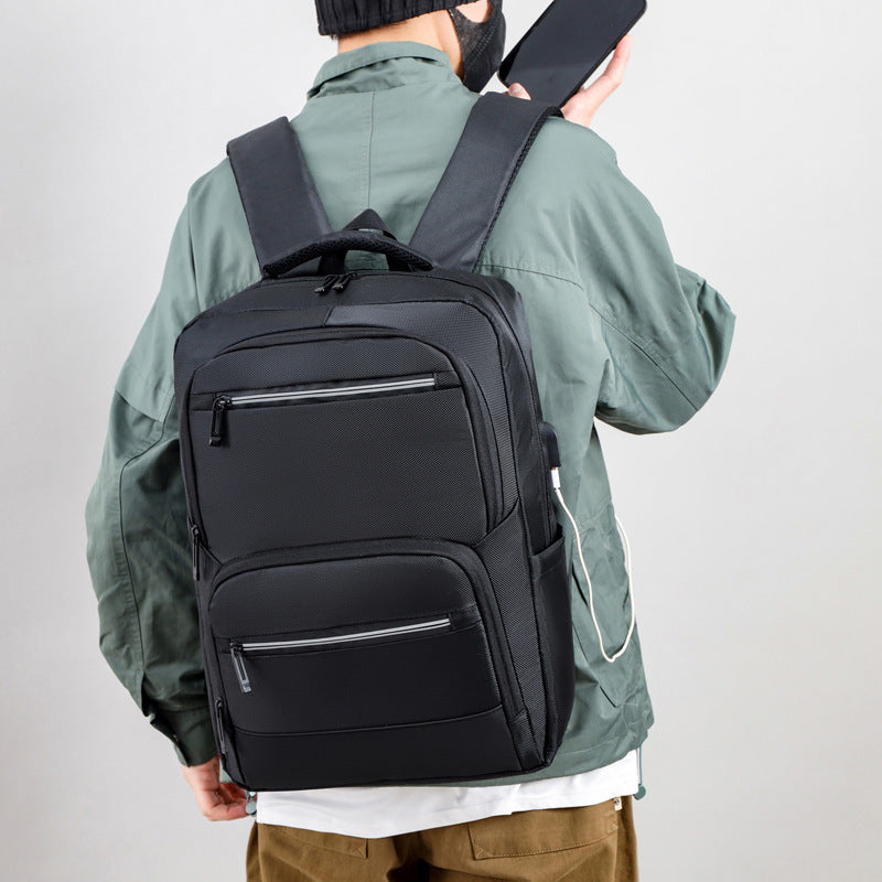 new male student casual backpack